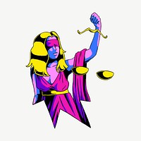 Vibrant law god psd element