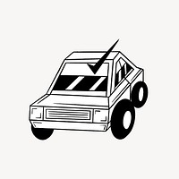 Car dealing illustration element vector