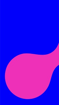Blue and pink iPhone wallpaper frame