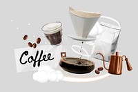 Coffee collage remix design