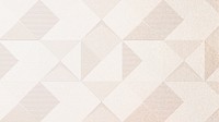 Gradient beige geometric desktop wallpaper