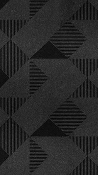 Abstract black geometric mobile wallpaper