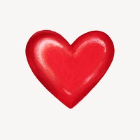Red heart, Valentine's Day graphic