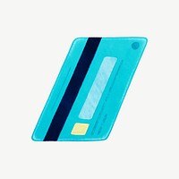 Credit card, money & finance illustration psd