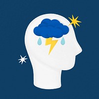 Depressed cloud  head, mental health remix