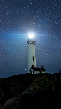 Pigeon Point Light iPhone wallpaper background