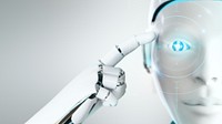 Artificial intelligence robot computer wallpaper