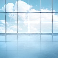 Sky through windows background design