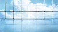 Sky through windows background design