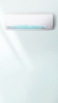 AC on wall image with copy space