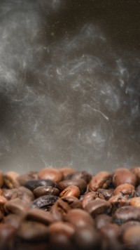 Roasted coffee beans mobile wallpaper