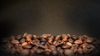 Roasted coffee beans computer wallpaper