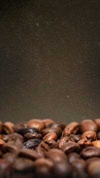 Roasted coffee beans mobile wallpaper