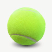 Tennis ball isolated graphic psd