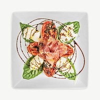 Italian balsamic ham salad psd
