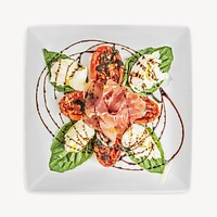 Italian ham salad  isolated object
