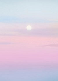 Pink sunset sky background