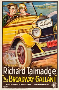 Poster for The Broadway Gallant (1926).