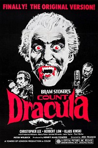 US poster of Jess Franco's Count Dracula (1970)