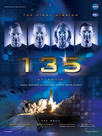 Official crew poster - STS 135