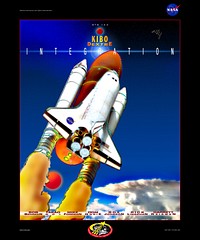 STS-123 NASA Space Flight Awareness mission poster