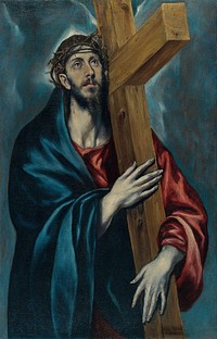 Español: La obra representa a Jesucristo cargando con la cruz y con la mirada puesta en el cielo by El Greco.