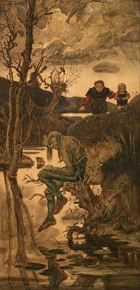 Hanuš Schwaiger - Water Gnome - 1886.