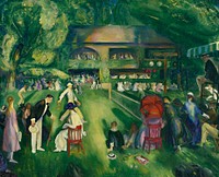 George Bellows - Tennis at Newport (1920)