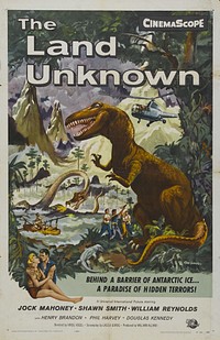 Poster for the film The Land Unknown by Reynold Brown.