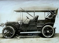 An early car belonging to Sir Alfred Herbert. The bodywork was made by MullinerBelieved to be the vehicle described below, and a 1904 40HP six-cylinder Napier"Then came a 40HP six-cylinder Napier; a big car holding seven people with an outside seat on the running board for the mechanic. When in a good mood this was a comfortable and speedy vehicle, but it suffered from crank-shaft whip"excerpt from "Motor Cars" by Sir Alfred Herbert.This monograph, the original of which is corrected in his own hand, was probably written in the mid 1930s.Coventry Transport Museum
