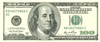 Front of the U.S. $100 Federal Reserve note.Obverse of the series 2003A $100 Federal Reserve NoteThe Series 1996 $100 bill (see file history) was the first to undergo design changes.