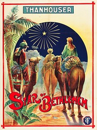 British poster for the 1912 film The Star of Bethlehem.