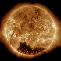 Image taken of the Sun by the Solar Dynamics Observatory at 193 Ångströms.