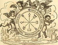 Identifier: astrologerofnine00raph (find matches)Title: The astrologer of the nineteenth centuryYear: 1825 (1820s)Authors: Raphael, pseud., 1795-1832 Anglicus, Merlinus, junior, GentSubjects: Astrology OccultismPublisher: London : Knight & LaceyContributing Library: Yale University, Cushing/Whitney Medical LibraryDigitizing Sponsor: Open Knowledge Commons and Yale University, Cushing/Whitney Medical LibraryView Book Page: Book ViewerAbout This Book: Catalog EntryView All Images: All Images From BookClick here to view book online to see this illustration in context in a browseable online version of this book.Text Appearing Before Image:A TALISMAN AGAINST ENEMIES. According to the opinion of the ancient theurgists, this talismanis under the dominion of the sun and Jupiter. It is to be cast of thepurest-grain tin, in the day and hour of Jupiter, at a time whenthese planets are in mutual aspect to each other, from the signsT» SI9 or £ , and during the increase of the moon. The charactersare to be engraven on the same in the day and hour of Mercury,likewise during the moons increase. It may be suspended about the neck, or worn about any part ofthe body, so that it may be kept secret to all but the wearer. Itseffects are, to give the most decisive victory over enemies, to defendagainst their machinations, and to inspire the wearer thereof withthe most remarkable confidence. (£§*• It is to be remembered, that in this and the following talismans,the embellishments or scenery are to be omitted when they are made. 499 ILLUSTRATION, No. LXXVIII.Text Appearing After Image:A TALISMAN FOR LOVE. But this most sweet and lighted calm,Its blue and midnight hour,Wakened the hidden springs of his heart,j With a deep and secret power.—Iole. This talisman is said to be wonderfully efficacious in procuringsuccess in amours and love adventures; it must be made in the dayand hour of Venus, when she is favourable to the planet Mars. Itshould be made of pure silver, or purified copper. If Venus be inthe sign of Taurus or Libra, it is still better. 2k2 500 ILLUSTRATION, No. LXXIX,In hoe uinaiNote About ImagesPlease note that these images are extracted from scanned page images that may have been digitally enhanced for readability - coloration and appearance of these illustrations may not perfectly resemble the original work.