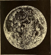 Identifier: storyofsunmoonst00gibe (find matches)Title: The story of the sun, moon, and starsYear: 1898 (1890s)Authors: Giberne, Agnes, 1845- (from old catalog)Subjects: AstronomyPublisher: Cincinnati, National book companyContributing Library: The Library of CongressDigitizing Sponsor: The Library of CongressView Book Page: Book ViewerAbout This Book: Catalog EntryView All Images: All Images From BookClick here to view book online to see this illustration in context in a browseable online version of this book.Text Appearing Before Image:which we do not know anything at all about. The moon is very much smaller than the earth.Her diameter is about two-sevenths of the earths di-ameter; her entire surface is about two twenty-sev-enths of the earths surface; her size is about twoninety-ninths of the earths size; and her whole weightis about one-eightieth of the earths weight. Attrac-tion or gravitation on the surface of the moon is verydifferent from what it is on the earth. Her muchsmaller bulk greatly lessens her power of attraction.While a man from earth would, on the surface ofthe sun—supposing he could exist there at all—liehelpless, motionless, and crushed by his own weight,he would on the moon find himself astonishingly lightand active. A leap over a tall house would be noth-ing to him. The moon, unlike the sun, has no light or heat ofher own to give out. She shines merely by reflected MORE ABOUT THE MOON. 159 light. Rays of sunlight falling upon her, reboundthence, and find their way earthward. This giving ofText Appearing After Image:THE MOON—AN EXPIRED PLANET. reflected light is not a matter all on one side. Weyield to the moon a great deal more than she yieldsto us. Full earth, seen from the moon, covers a l6o STORY OF THE SUN, MOON, AND STARS. space thirteen times as large as full moon seen fromearth. Perhaps you may have noticed, soon after newmoon, when a delicate crescent of silver light showsin the sky, that within the said crescent seems to liethe body of a round, dark moon, only not perfectlydark. It shows a faint glimmer. That glimmer iscalled earth-shine. The bright crescent shines withreflected sunlight. The dim portion shines with re-flected earth-light. What a journey those rays havehad! First, leaving the sun, flashing through ninety-three millions of miles to earth, rebounding from earthand flashing over two hundred and forty thousandmiles to the dark shaded part of the moon, thenonce more rebounding and coming back, much wastedand enfeebled, across the same two hundred and fortythousand miles, tNote About ImagesPlease note that these images are extracted from scanned page images that may have been digitally enhanced for readability - coloration and appearance of these illustrations may not perfectly resemble the original work.