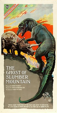Poster for the 1918 film The Ghost of Slumber Mountain.