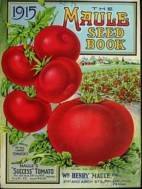 The Maule Seed Book, 1915; front cover