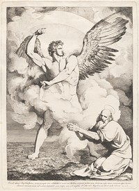 Luigi Sabatelli I, Et vidi alium angelum fortem... (The Angel of the Apocalypse Appearing to Saint John), 1809-1810, NGA 208347