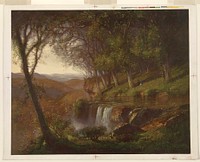 Falling Spring, Virginia  painted by Samuel Colman ; F. Jones (1868) by Currier & Ives