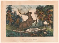 The death shot between 1870 and 1875 by Currier & Ives