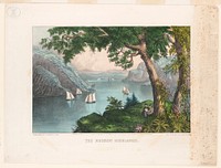 The Hudson highlands (1871) by Currier & Ives