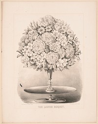 The ladies bouquet between 1856 and 1907 by Currier & Ives