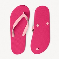 Flip flop mockup, editable fashion psd