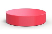 Circle red podium rectangle furniture. AI generated Image by rawpixel.