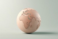 World map sphere planet globe. AI generated Image by rawpixel.