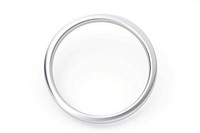 Silver circle thin ring platinum jewelry white. AI generated Image by rawpixel.
