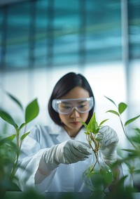 close up photo of modern crop science. AI generated Image by rawpixel. 