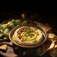 Hummus food chickpea olive.