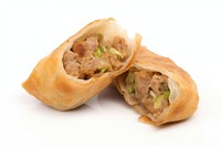 Fried spring roll sandwich bread food. AI generated Image by rawpixel.