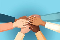 Teamwork hand people adult. AI generated Image by rawpixel.